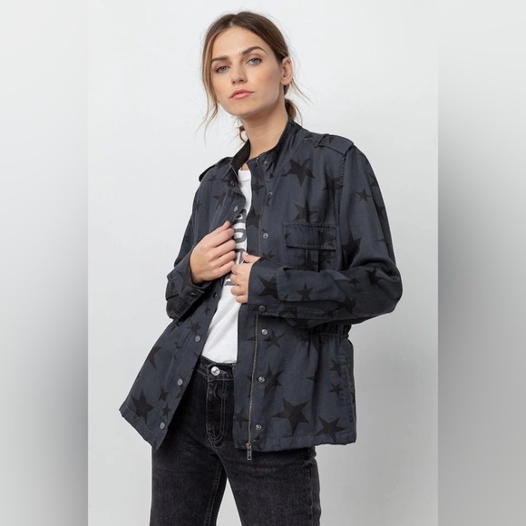 Rails Jackets & Blazers - Rails Star Print Utility Jacket light jacket summer fall layer Lightweight